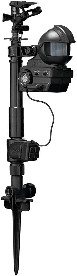 Enforcer Motion-Activated Sprinkler Black