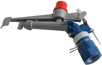 1'' Agriculture Irrigation Spray Gun Sprinkler Large-Area Irrigation Spray Gun Garden Farm Watering Sprinkler 360° Adjustable Watering for Farms, Orchards, Tea Gardens, Forestry