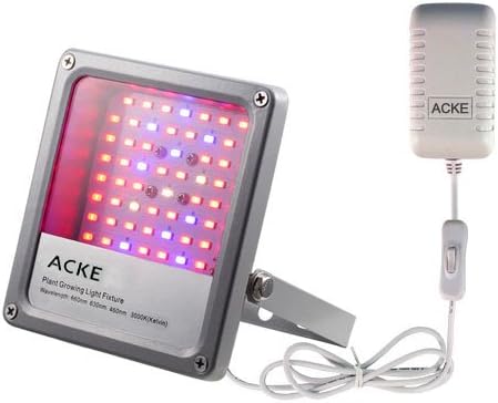 ACKE LED Grow Lights Full Spectrum,Plant Lights，Growing Lamps 12W for Indoor Plants,Hydropoincs
