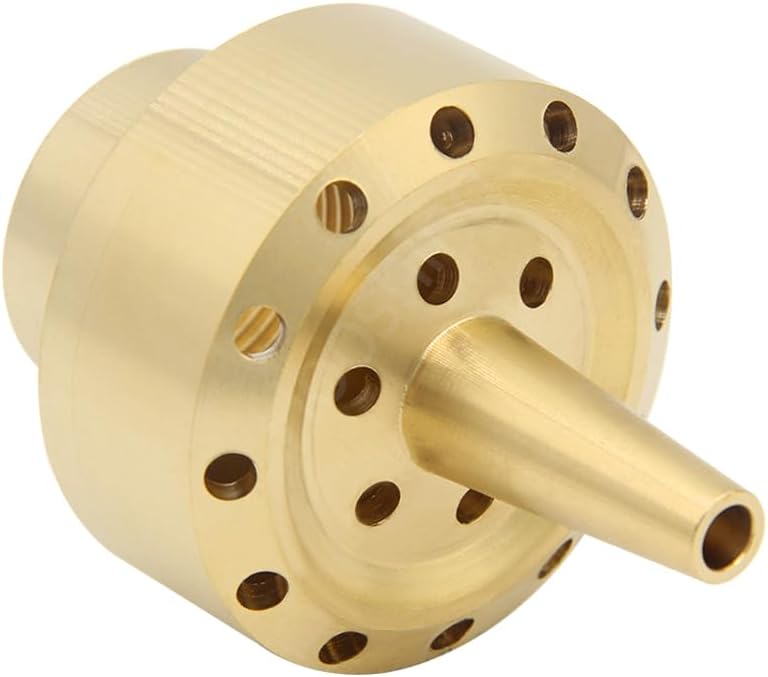 Hooshing Brass Fountain Nozzle Heads 3/4" DN20 Column Multi Direction Water Spray Nozzles Sprinkle Garden Pond Amusement Park