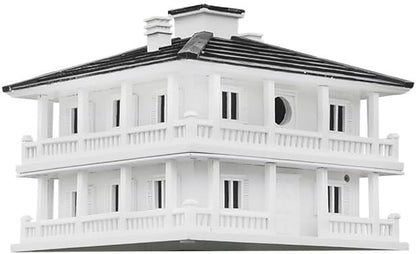 Clubhouse Bird House with Decorative Post Mounting Bracket