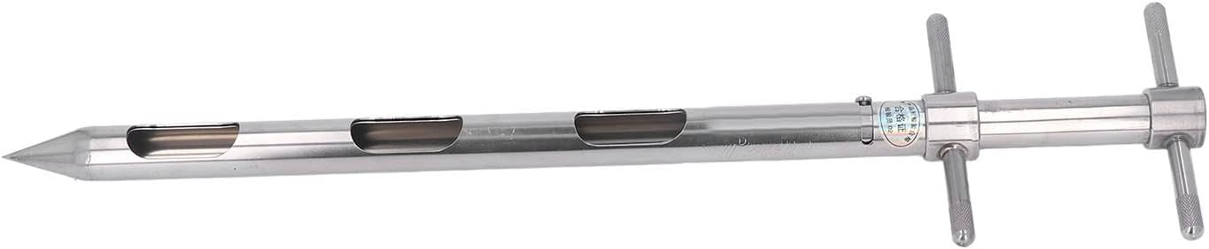 Soil Sampler Probe, Soil Probe Sampling Tool, 304 Stainless Steel Proof 0.54m for Powder Grain, T Handle Soil Test Kits for Soil Sampling Plant Care Lawn Garden Farm