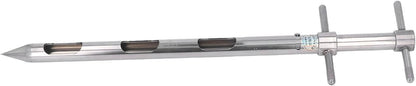 Soil Sampler Probe, Soil Probe Sampling Tool, 304 Stainless Steel Proof 0.54m for Powder Grain, T Handle Soil Test Kits for Soil Sampling Plant Care Lawn Garden Farm