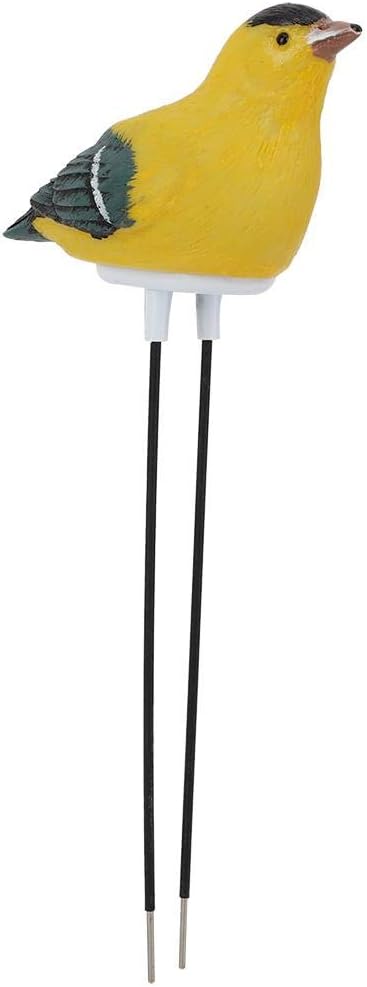 Haofy Bird Shape Soil Meter Plant Hygrometer Sensor with Water Warning Alert (Yellow)