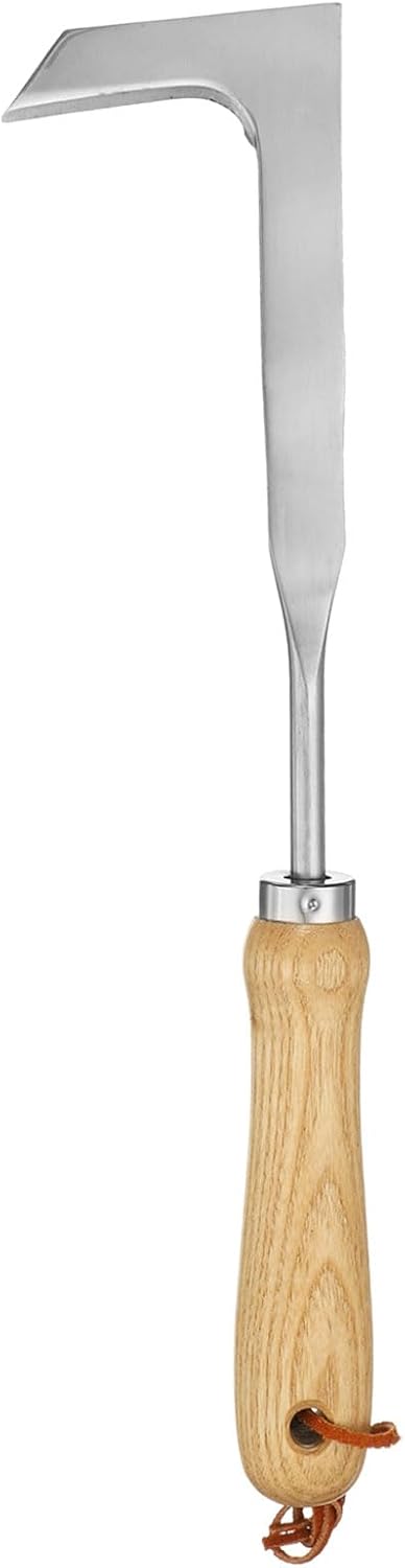 HARFINGTON Hand Weeder 13 x 7.7 Stainless Steel - Garden Trowel with Ergonomic Handle