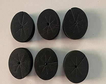 SUCOHANS 50 Pack Cloning Collars Inserts Premium Grade Foam, Cloner Collars, Better Than Neoprene for Hydroponics Plant Germination in DIY Cloner & Clone Machines, Fits 2 Inch Net Cups (Black)