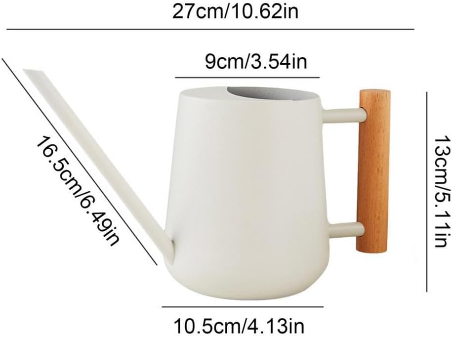 Watering Can Indoor Plants, 30oz/900ml Small Plant Watering Can with Long Spout, Stainless Steel Garden Watering Cans Outdoor Watering Pot for Indoor House Plants Bonsai Flower Decorative