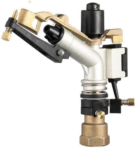 1-Inch Farm Irrigation Spray Gun, Pack of 2, 360° Rotating Lawn Sprinkler, Large Area Garden Watering System