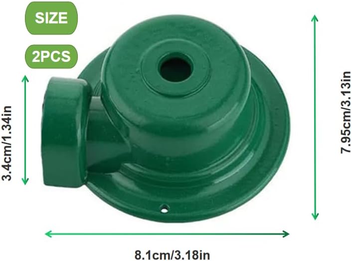 Heavy Duty Metal Lawn Sprinkler – 360° Adjustable Automatic Garden Sprinkler for Small to Medium Yards, Grass, Patio & Flower Beds – Durable Outdoor Water Irrigation System 2-Pack