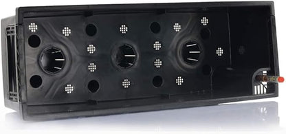 GardenBasix 7.5''x20'' White Self Watering Rectangle Planter Pots with 10 Quarts Coco Soil, Indoor Outdoor, Easy to Observe Water Level, Stylish and Simple