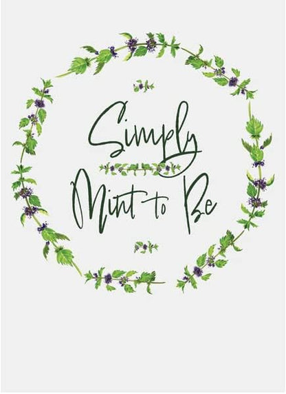 Simply Mint to Be 25 Peppermint Packets for Planting Herb Seeds Beautiful Valentines Gift Bentley Seed Co