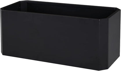 Steel Planter Box-36"x15"x15"-Large Rectangular Planter Indoor or Outdoor Black Matel Planter Box Commercial Residential for Patio Porch Deck Home Backyard