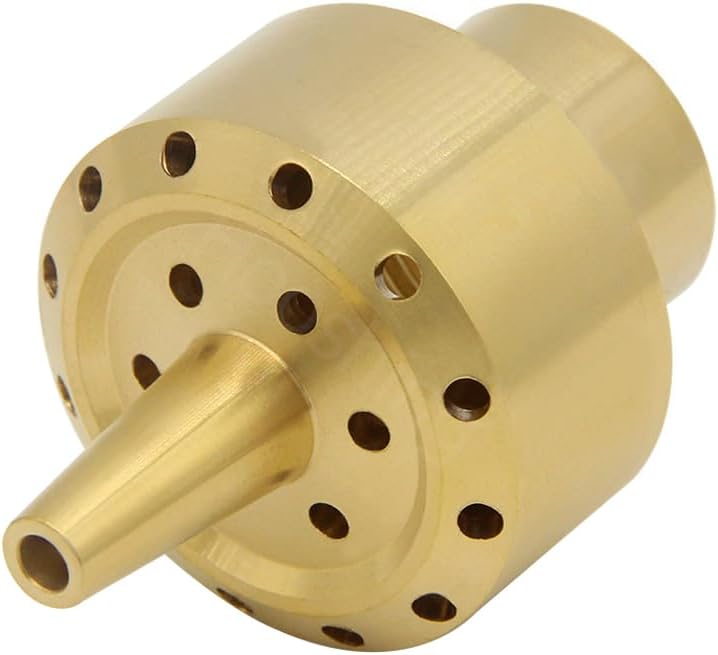 Hooshing Fountain Nozzle Heads 1/2" DN15 Brass Column Porous Dispersion Water Spray Nozzles Sprinkle Outdoor Garden Pond Pool
