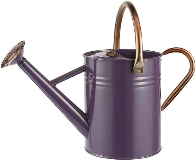 Maykoosh Victorian Vintage Gal Violet/Copper Watering Can - Functional Galvanized Steel Watering Can, Attractive Design, Practical for Gardening