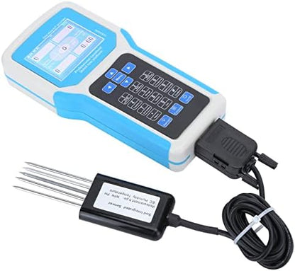 Soil Tester, 7 in 1 Large Digital Display Soil Test Kit with , Temperature, Conductivity, Nitrogen, and Test, Handheld Nutrient Plant Fertilizer Soil Meter Data Logging