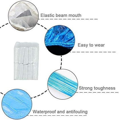 Disposable Arm Sleeves Covers, 100pcs Waterproof PE Oversleeves Covers