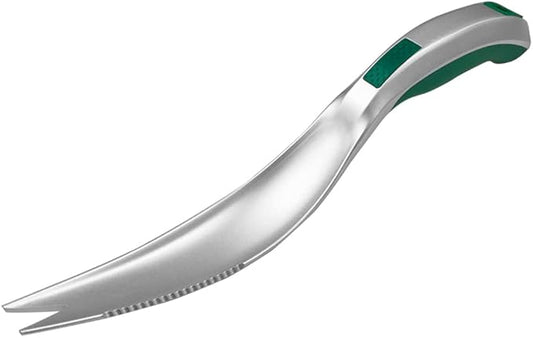 One-Piece Aluminum Gardening Weed Tools, Hand Garden Weeder Tool, Ergonomic Handle Best Weeding Tool, Weed Pull Tool with Serrated Edge, Grass Removal Tool