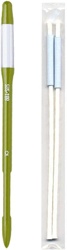 Sustee Medium Refillable Insert Aqua Meter (Green) with Core Installed + 2 Additional Medium Cores - Plant Moisture Sensor For Potted Plants