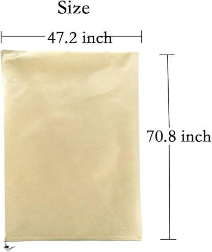 gardtree Winter Tree Covers Freeze Protection 47.2" x 70.8" 4 Packs, Thicker 2.4oz/yd² Garden Covers Frost Protection, Outdoor Plant Protector with Zipper Drawstring for Shrubs, Potted Plants