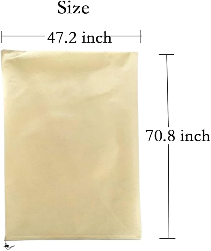 gardtree Winter Tree Covers Freeze Protection 47.2" x 70.8" 3 Packs, Thicker 2.4oz/yd² Garden Covers Frost Protection, Outdoor Plant Protector with Zipper Drawstring for Shrubs, Potted Plants