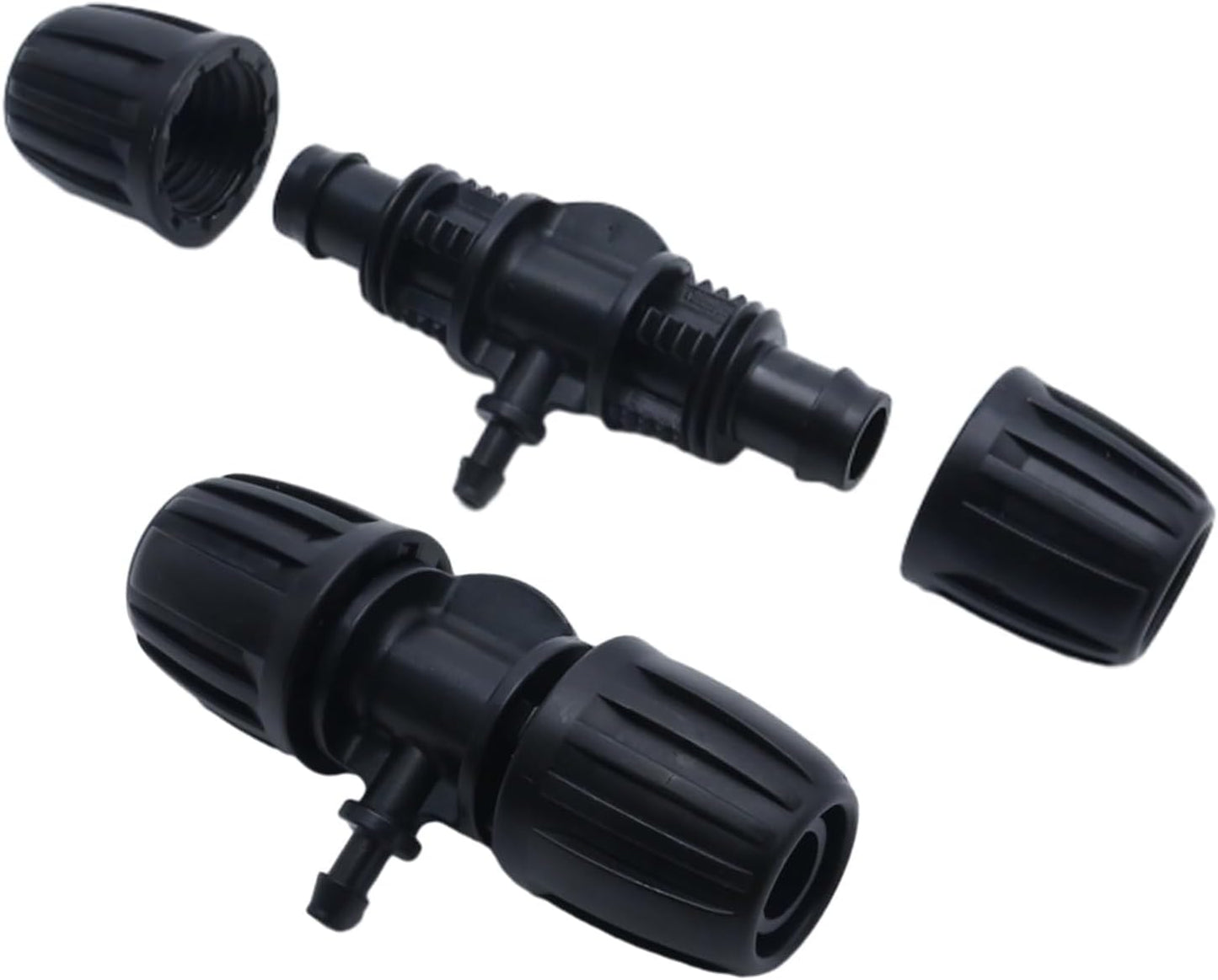 20 PCS Barbed Tee Irrigation Fittings 1/2 Inch to 1/4 Inch Drip-proof Fitting for Irrigation Pipe (1/2 inch to 1/4 inch Barbed Tee)