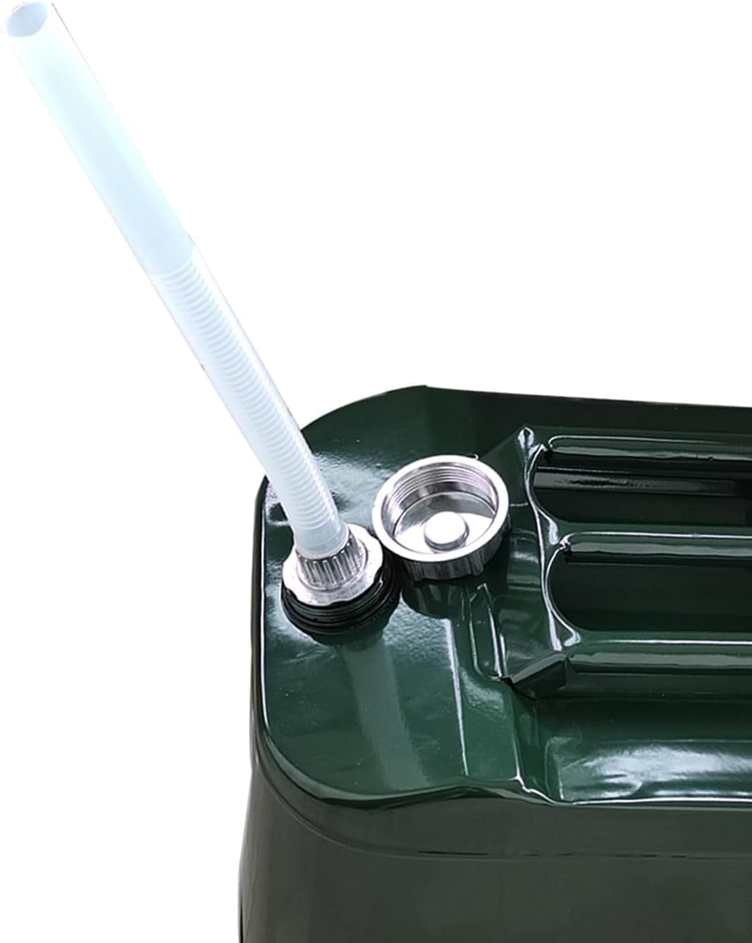 2.5 Gallon Metal Watering Can, with Flexible Spout and Pressure Release Valve, Square Design Safe and Stable, Watering Can for Garden, Water Container Camping (10L）