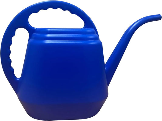 KP KOOL PRODUCTS 2 Liter Blue Watering Can – Durable Plastic Indoor & Outdoor Plant Waterer – Lightweight Garden Tool with Easy Pour Spout – Ideal for Flowers, Herbs, Lawns & Houseplants – 1 Pack