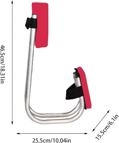 Ergonomic Knee Seat for Gardening, 304 Stainless Steel Garden Kneeler and Seat, Quick Release Gardening Kneele for Contractors Workers (Black 2)