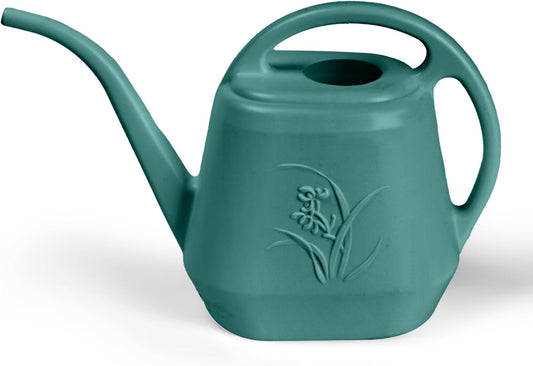 Plastic Watering Can - for Indoor and Outdoor Plant - 1/2 Gallon - Green