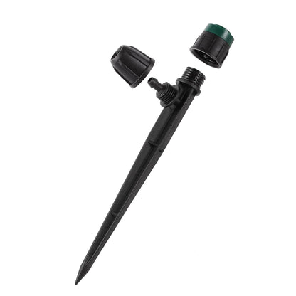 80Pcs Drip Irrigation Emitters Sprayers for 1/4" Tubing, Adjustable 360 Degree Water Flow Sprayers on 5.5" Arrow Stake for Garden Irrigation Watering System