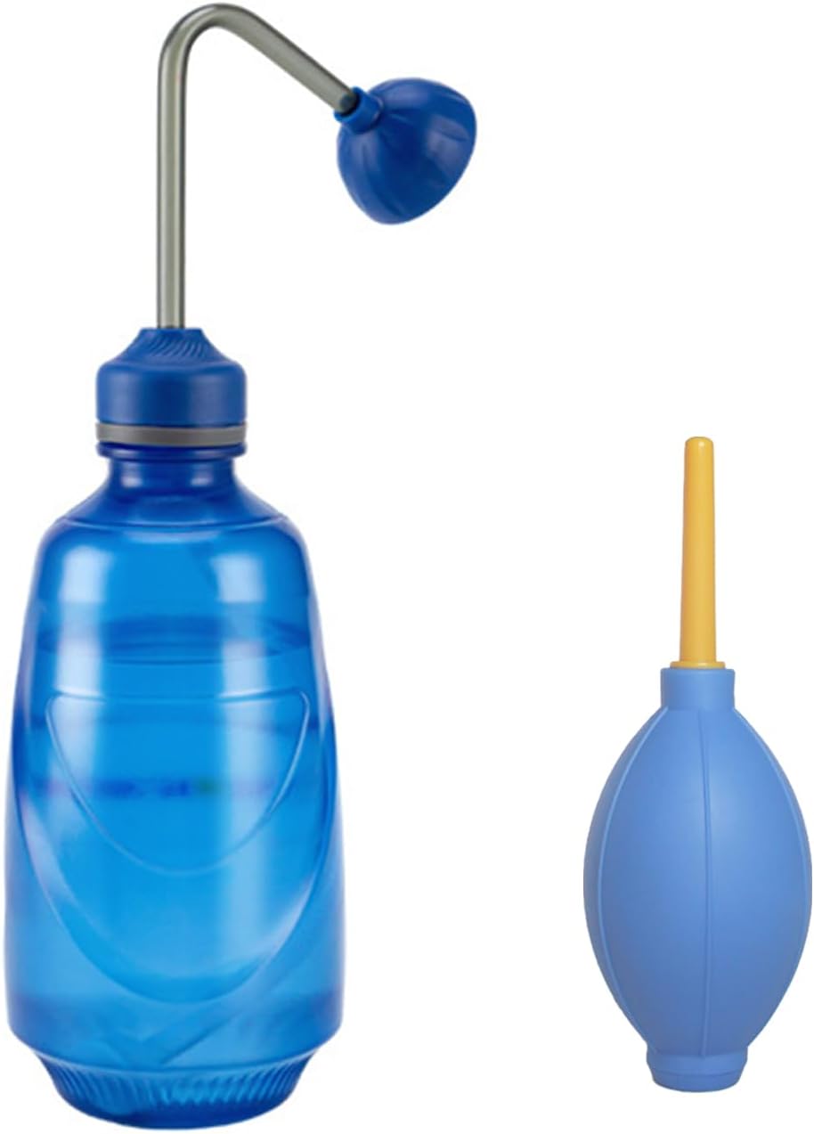 Watering Can,Squeeze Bottles Succulent,Squirt Irrigation Bottle Squeeze Sprinkling Can Plastic Wash Plant Bottle House Plant Garden Flower 0.45L (blue)