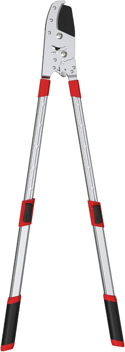 GARTOL Heavy-Duty Extendable Loppers, 28"-41" Telescopic Tree Trimmer, Double Ratcheting Branch Cutter, Anvil Lopper for Thick Branches, Cuts 2" Dry Wood
