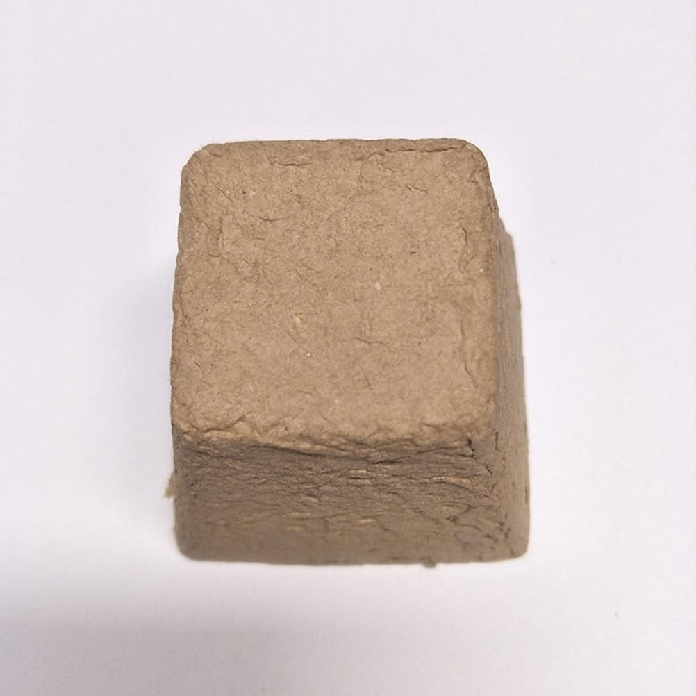 100Pcs Small Growing Pots for Plants Nursery Seedling Planter Square Pots Planting Cups Greenhouse Containers Starting Peat Tray Peat for Cultivation Cup Plant Household Compost