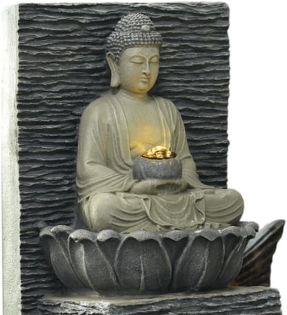 Outdoor Water Fountain Outside, Garden Fountain, Buddha Statue Outdoor/Indoor for Home, Buddha Decor & Gifts, Buddah, Buda, Budda, Buddhas, Chinese Decor & Gifts, Feng Shui