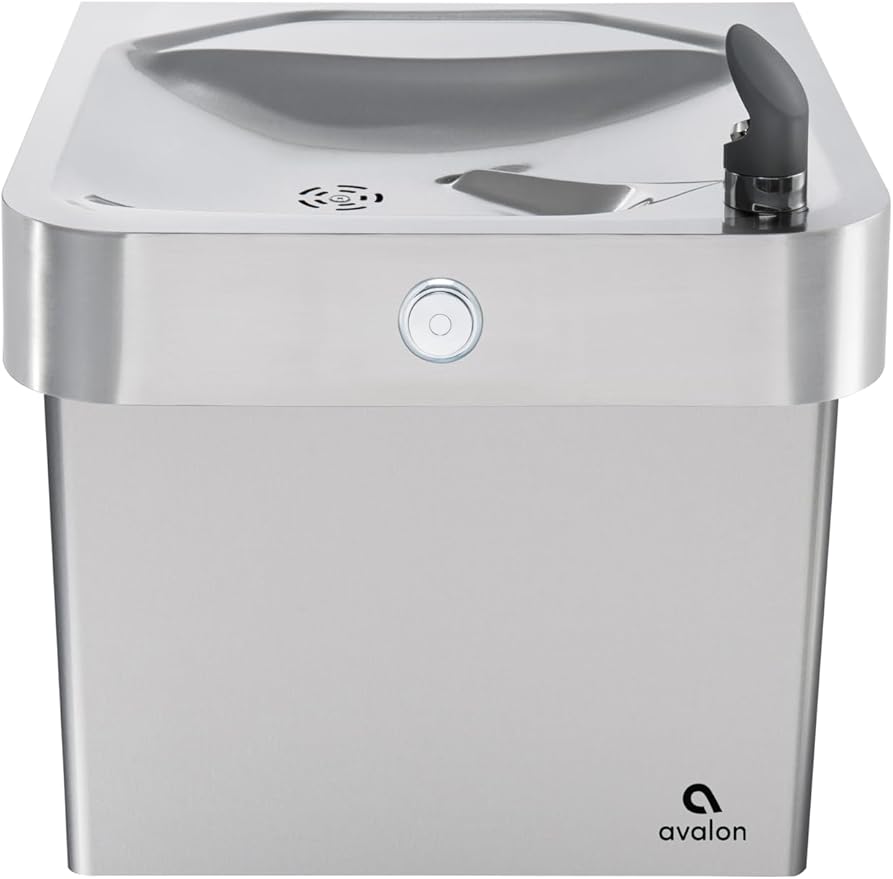 Avalon Wall Mounted Water Fountain with Bottle Filling Station, Sensor Dispensing, Self Cleaning, Digital Bottle Counter Display, ADA Compliant