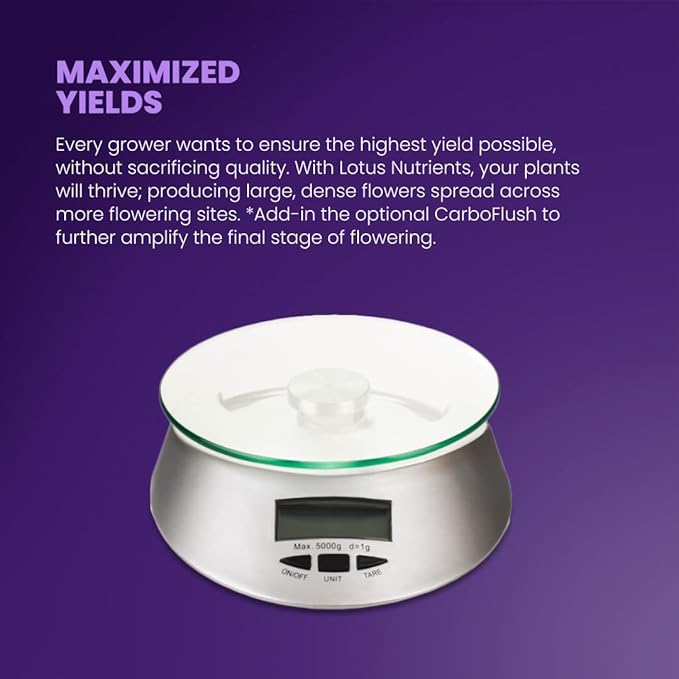 Lotus Nutrients Cal-Mag Pro Series - All Natural Premium Powdered Plant Nutrients with Calcium and Magnesium for Hydroponic Coco Coir and Soil | Improve Plant Health Indoor and Outdoor Gardens (15oz)