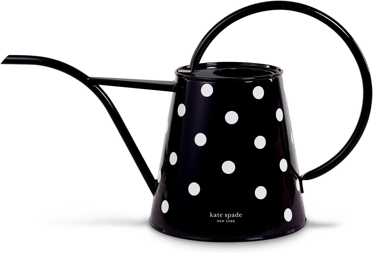 Kate Spade New York 2.5 Liter Indoor Watering Can, Metal Watering Can for House Plants, Cute Gardening Tool for Women, Picture Dot