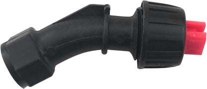 CHENJIN 110 Degree Fan Shaped Plastic Nozzle Set with Six Back Mounted Nozzles Ranging from 0.15 to 0.6mm Is Used as a Spray Cleaning Equipment for Gardens and Agricultural Greenhouses