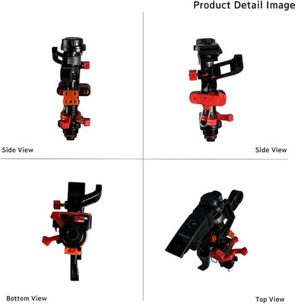 PVC Low Pressure Sprinkler Head, Adjustable 0-360 Degree, Partial Rotation Type