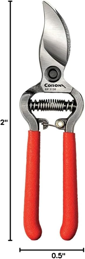 Corona Tools | ClassicCUT Forged Bypass Pruning Shears for Gardening | Cuts Branches and Stems up to 1/2-inch in Diameter | BP 3130