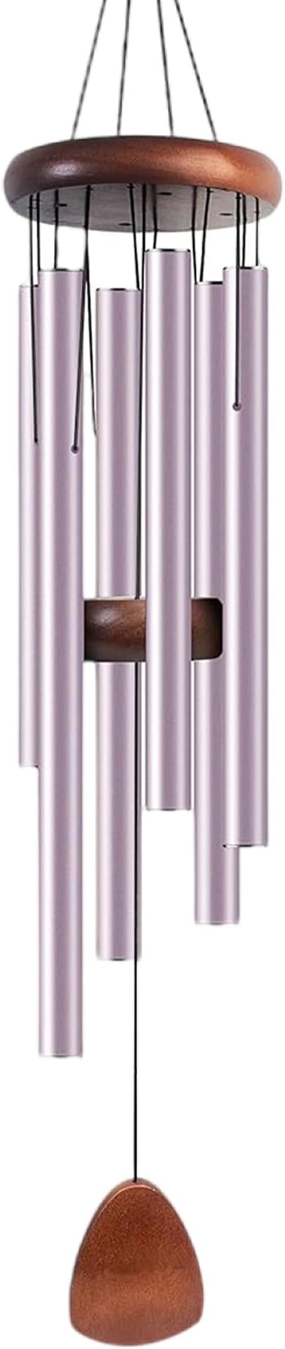 Large Aluminium Wind Chimes 37" Inches to Create a Zen Atmosphere Suitable for Outdoor, Garden, Patio Decoration, Classic Wind Chimes Suitable as A Gift for Unisex (Purple)