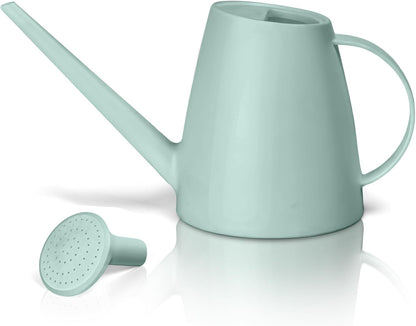 Watering Can - for Indoor and Outdoor House Plant Garden - with Long Spout - 1/2 Gallon - Light Green