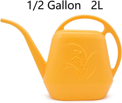 Plastic Watering Can - 1/2 Gallon - Orange