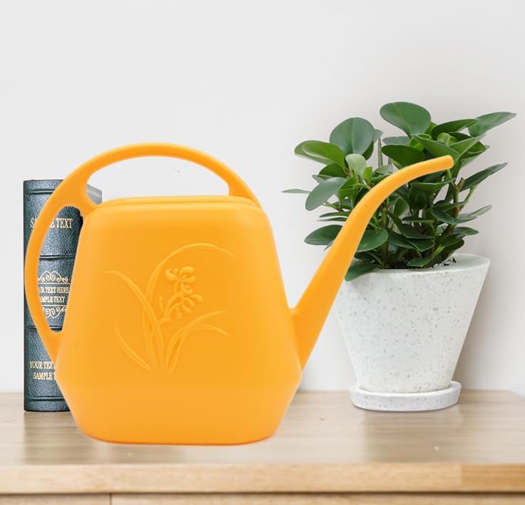 Plastic Watering Can - 1/2 Gallon - Orange