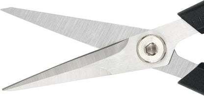 Fiskars Comfort Loop Micro-Tip Pruning Snips - 7" Garden Shears with Sheath and Extra Large SoftGrip Handle - Yard and Garden Tools - Orange/Black