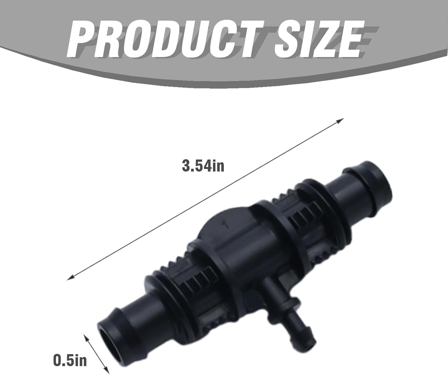 20 PCS Barbed Tee Irrigation Fittings 1/2 Inch to 1/4 Inch Drip-proof Fitting for Irrigation Pipe (1/2 inch to 1/4 inch Barbed Tee)