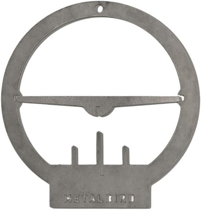 METALBIRD - Hanging Bird Feeder - Outdoor Tree Ornaments in Corten Steel - Metal Art Proudly Made in America