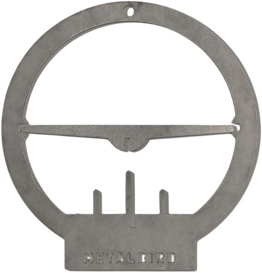 METALBIRD - Hanging Bird Feeder - Outdoor Tree Ornaments in Corten Steel - Metal Art Proudly Made in America