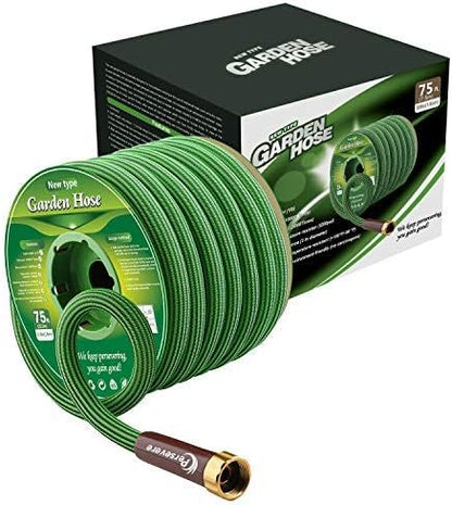 persevere Garden Hose Lightweight Water Hose Kink Free Watering Hose Soft Farm Hose for Watering Lawn, Yard, Garden, Car Washing and Home Cleaning 50FT