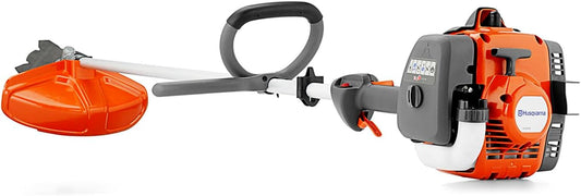 Husqvarna 122RJ Brushcutter, Multi-Purpose Gas Brush Cutter Tool with String Trimmer Head and Grass Blade, Includes Adjustable Harness for Additional Support, 970732503